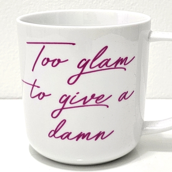 🇬🇧 Paperchase Too Glam To Give A Damn Mug - Picture 10 of 10